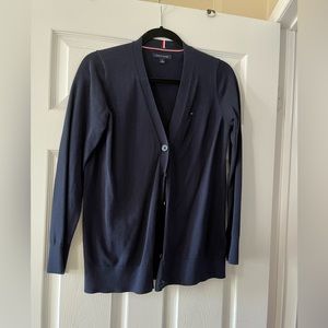 TOMMY HILFIGER Oversized Cardigan Navy